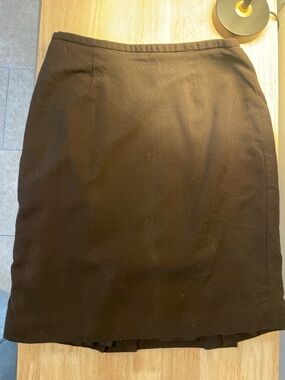 Mary Kay Dark Brown Pencil Skirt